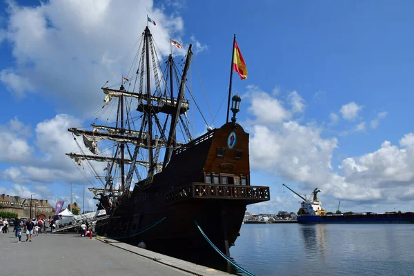 Saint Malo; France - july 28 2019 : spanish galleon — Stock Photo, Image