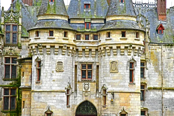 Vigny, Francie - duben 4 2018: hrad — Stock fotografie