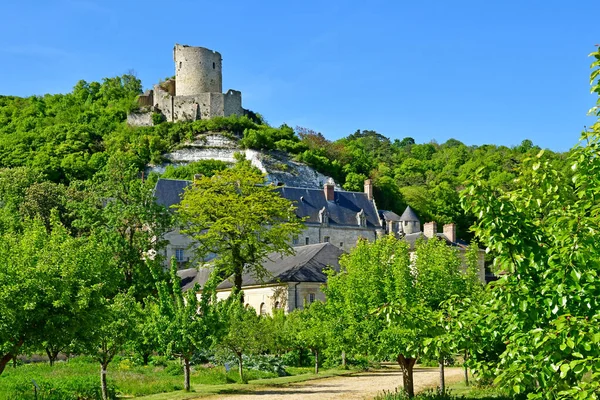 La Roche Guyon; França - 15 de maio de 2019: pitoresca aldeia — Fotografia de Stock
