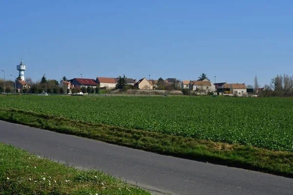 Courdimanche, França - 16 de abril de 2019: paisagem — Fotografia de Stock