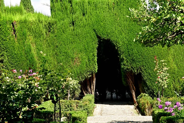 Grenade ; Espagne - 27 août 2019 : Palais de l'Alhambra — Photo
