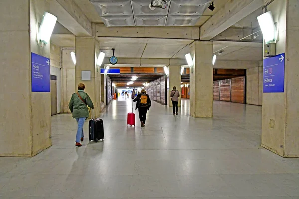 Paryż; Francja - 1 maja 2019: Gare du Nord — Zdjęcie stockowe