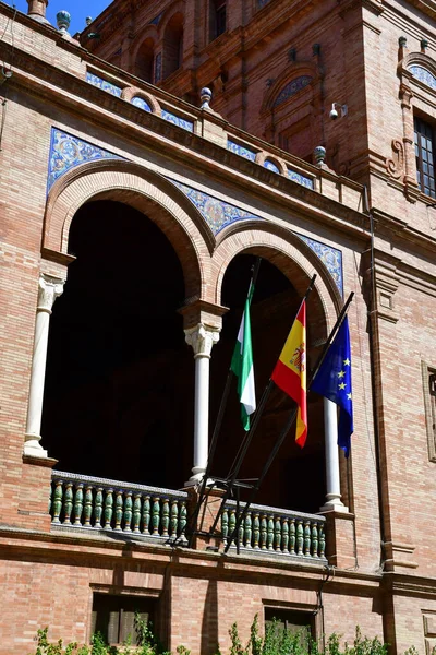 Sevilla ; Espagne - 28 août 2019 : Plaza de Espana — Photo