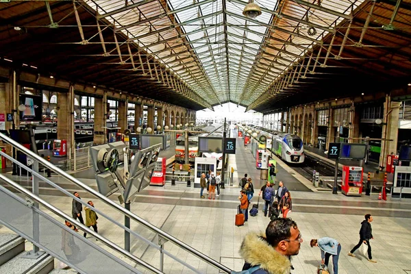 Paris; France - may 1 2019 : the Gare du Nord — Stock Photo, Image