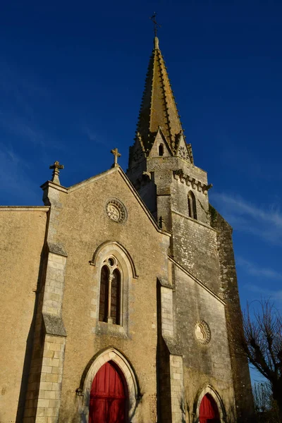 Sainte Marie Ile France March 2020 Notre Dame Church — стоковое фото