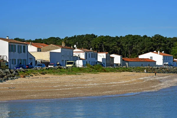 Rivedoux Plage Ile Francja Marzec 2020 Malownicze Wybrzeże — Zdjęcie stockowe