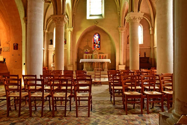 Vernouillet Francia Mayo 2020 Histórica Iglesia San Etienne — Foto de Stock