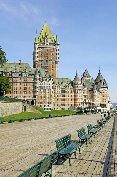 Quebec Canada June 2018 Chateau Frontenac Built 1893 Bruce Price — Stock Photo, Image