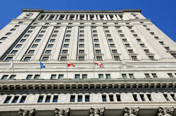 Quebec Canadá Junio 2018 Edificio Sun Life Montreal — Foto de Stock