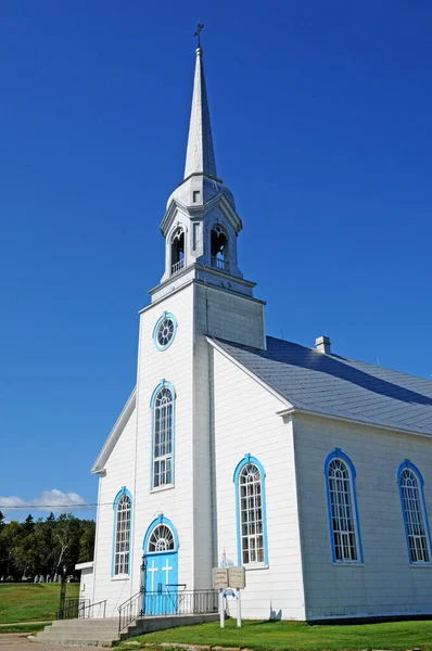 Quebec Kanada Června 2018 Historický Kostel Baie Sainte Catherine — Stock fotografie