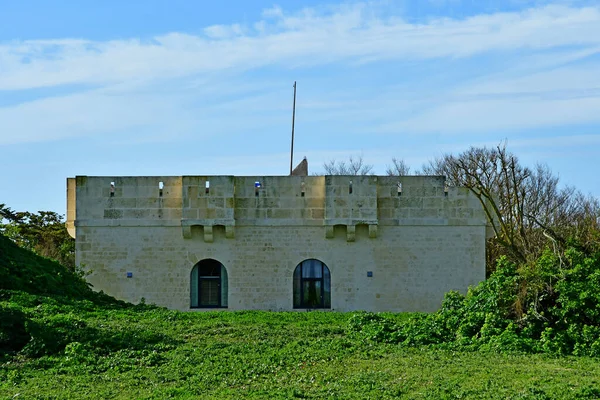 Loix Ile France Μάρτιος 2020 Fort Grouin Στο Γραφικό Χωριό — Φωτογραφία Αρχείου