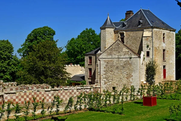Arthies Fransa Mayıs 2020 Yüzyılda Inşa Edilen Kale — Stok fotoğraf