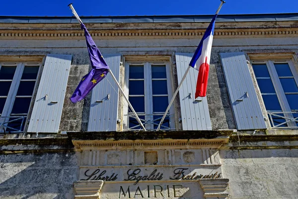 Les Portes Ile France March 2020 City Hall — 图库照片