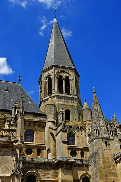 Poissy Francia Mayo 2020 Iglesia Colegiata —  Fotos de Stock