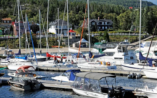 Quebec Canadá Junio 2018 Pintoresco Puerto Tadoussac — Foto de Stock