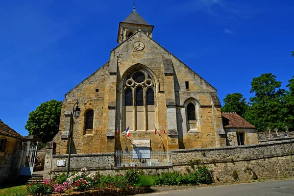 Montgeroult Frankrijk Mei 2020 Notre Dame Kerk — Stockfoto