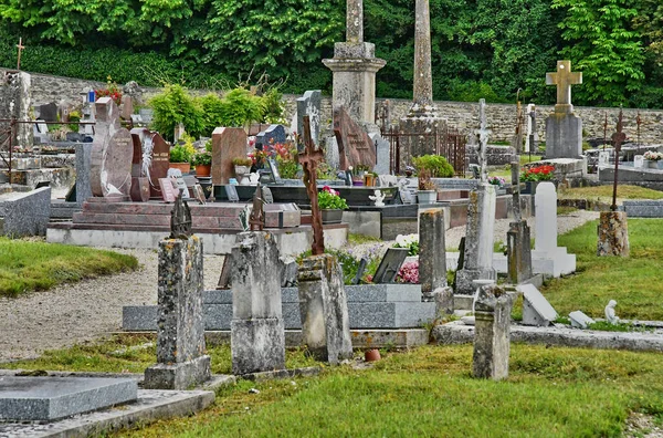 Roche Guyon France July 2018 Cemetery — Stock Photo, Image
