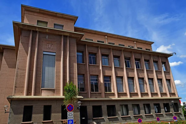 Poissy Francia Mayo 2020 Ayuntamiento Teatro Construidos 1937 — Foto de Stock