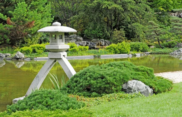 Montreal Quebec Canada Juni 2018 Japanse Tuin Botanische Tuin Aangelegd — Stockfoto
