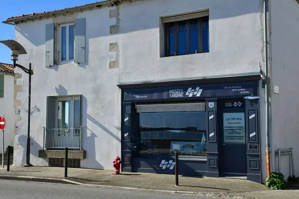 Rivedoux Plage Ile França Março 2020 Museu Sardinha Pitoresca Aldeia — Fotografia de Stock