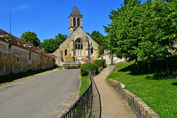 Montgeroult França Maio 2020 Igreja Notre Dame — Fotografia de Stock