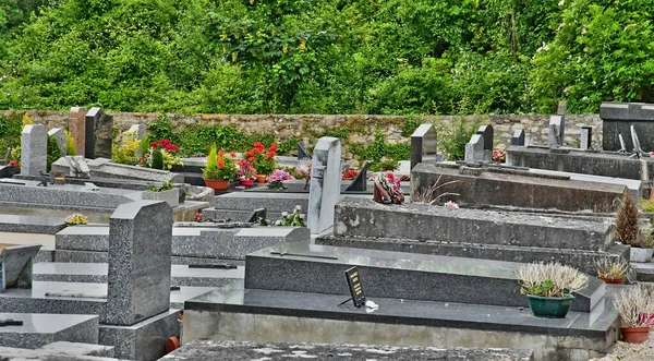 Roche Guyon France Juillet 2018 Cimetière — Photo