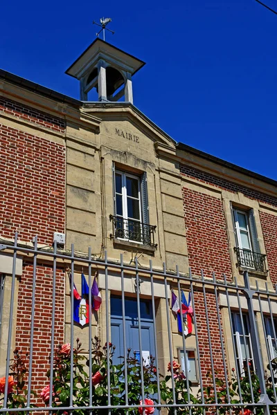 Christ Haravilliers France May 2020 City Hall — Stock Photo, Image