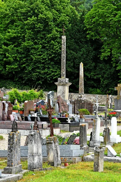 Roche Guyon France July 2018 Cemetery — Stockfoto