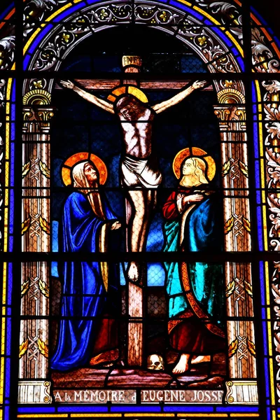 Vernouillet Francia Mayo 2020 Histórica Iglesia San Etienne — Foto de Stock