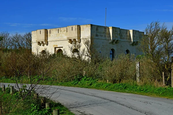 Loix Ile Francia Marzo 2020 Fort Grouin Pintoresco Pueblo Invierno —  Fotos de Stock