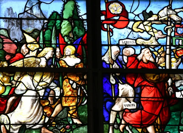 Rouen França Setembro 2019 Igreja Sainte Jehanne Arc — Fotografia de Stock