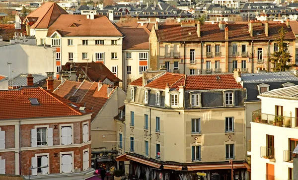 Poissy Francia Dicembre 2019 Città Inverno — Foto Stock