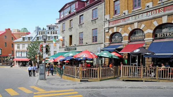 Quebec Canada June 2018 Historical Old Town Quebec — Stock Photo, Image