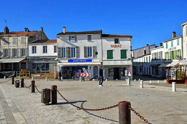 Flotte Ile Francia Marzo 2020 Pintoresco Centro Del Pueblo —  Fotos de Stock