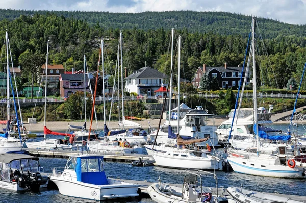 Quebec Kanada Června 2018 Malebný Přístav Tadoussac — Stock fotografie