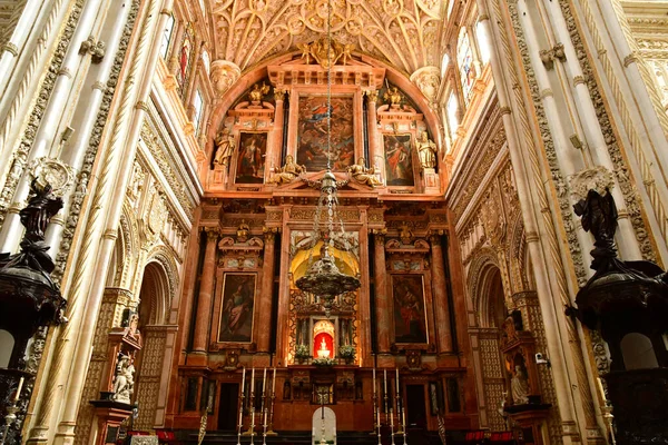 Κόρδοβα Ισπανία Αυγούστου 2019 Καθεδρικός Ναός Του Τεμένους — Φωτογραφία Αρχείου