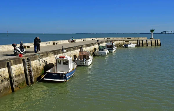 Rivedoux Plage Ile France March 2020 Picturesque Port — Stock Photo, Image