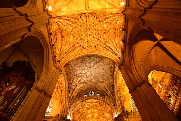 Sevilha Espanha Agosto 2019 Catedral Histórica — Fotografia de Stock