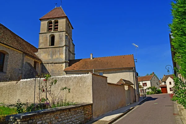 Boinville Mantois Франція Травня 2020 Церква Святого Мартіна — стокове фото