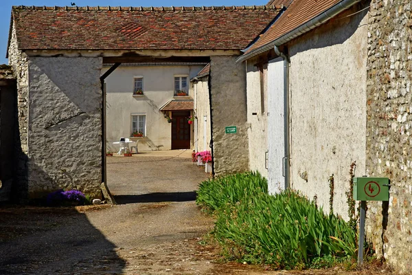 Boinville Mantois Fransa Mayıs 2020 Baharda Pitoresk Köy — Stok fotoğraf
