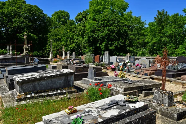 Nucourt Fransa Mayıs 2020 Mezarlık — Stok fotoğraf