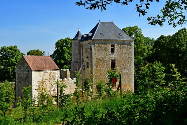 Arthies France May 2020 Picturesque Castle — Stock Photo, Image