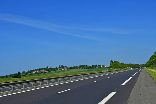 Clery Vexin France May 2020 Road — Stock Photo, Image