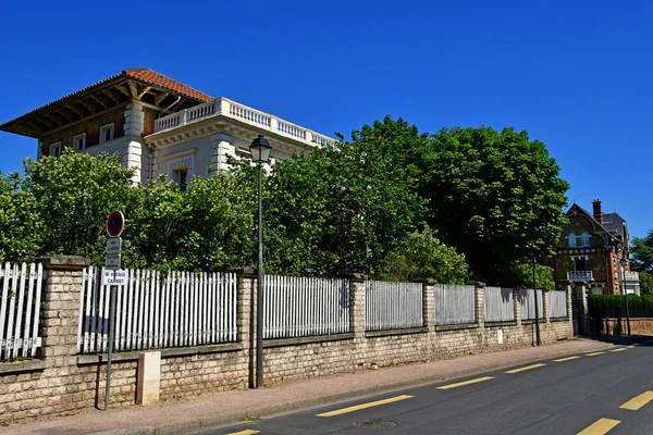 Maisons Laffitte França Maio 2020 Distrito Castelo — Fotografia de Stock