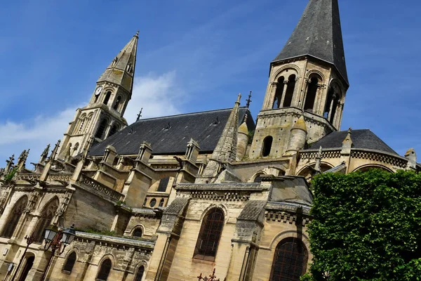 Poissy Francia Mayo 2020 Iglesia Colegiata —  Fotos de Stock