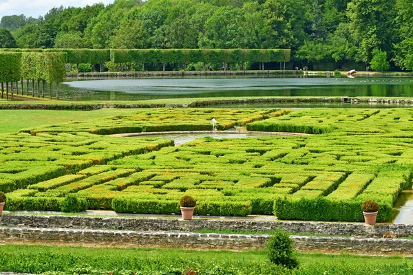 Chaussy Villarceaux Francia Junio 2020 Histórico Parque Del Castillo —  Fotos de Stock