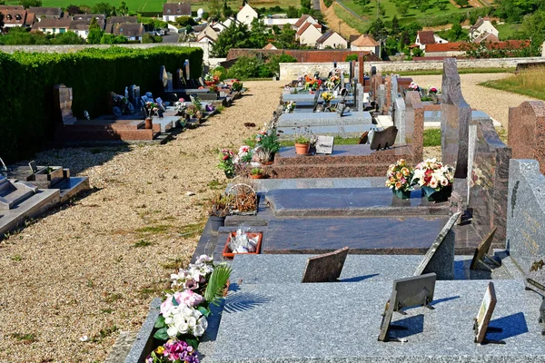 Jumeauville Frankrike Maj 2020 Kyrkogården — Stockfoto