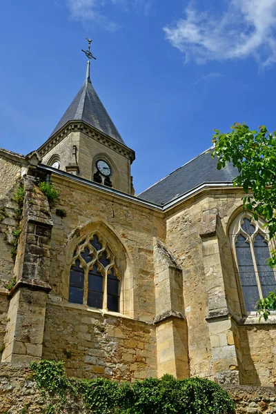 Fremainville França Maio 2020 Igreja Saint Clair — Fotografia de Stock