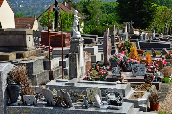 Vernouillet Francia Mayo 2020 Cementerio Centro Del Pueblo — Foto de Stock