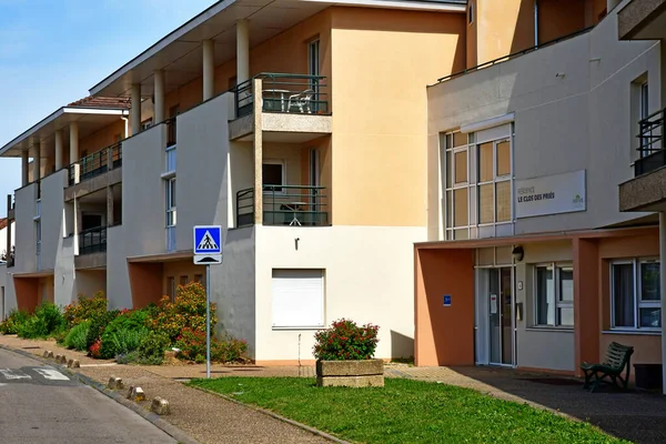 Vernouillet Francia Abril 2020 Una Casa Retiro Centro Ciudad — Foto de Stock